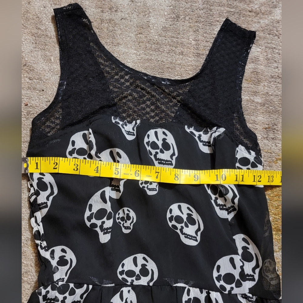 Black and Grey Skull Dress - Picture 6 of 8